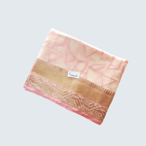 Soft Cotton Saree with Zari work