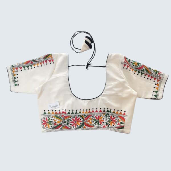 Kantha stitch work Blouse