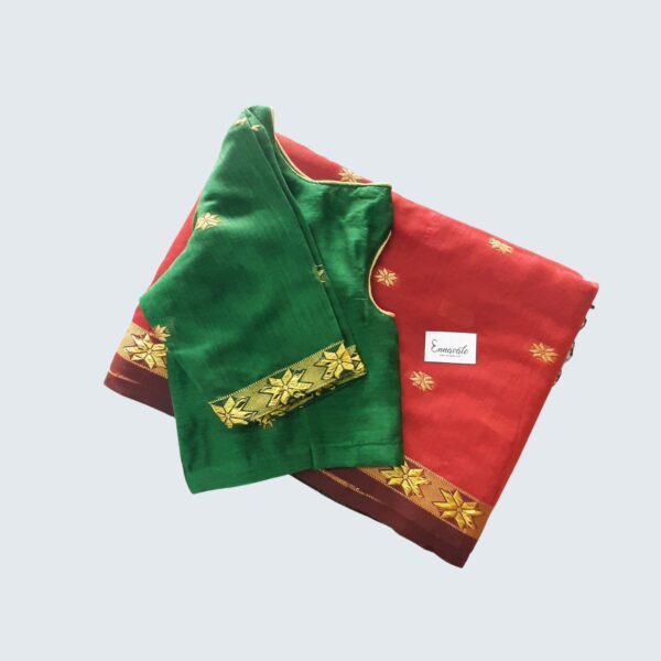 Khadi cotton weaving saree