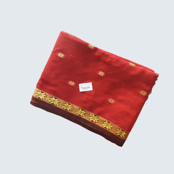 Khadi cotton weaving saree